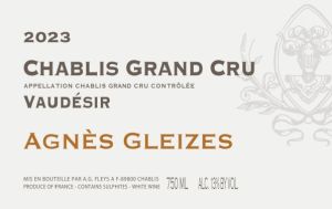 Шабли Гранд Крю Водезир Агнес Глез, Шабли, Франция